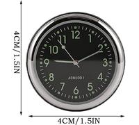 Senior-Car Dashboard Clock, Truck Temperature Gauge, Boat Humidity Monitor, Analog Display Compact Design Small Size Perfect For Truck Rv Boat, 1 Piece[L2758]