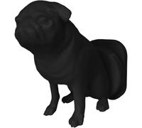 Senior-Car Dashboard Dog Figurines, Funny Puppy Figurines, Lightweight Car Decoration Dogs, Playful Innovative Cars Accessories 2.36X3.54 For Car Windshields (White, Black)[L1218]