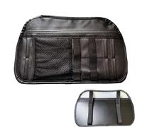 Senior-Car Sun Visor Organizer, Soft Leather Multifunctional Pouch, Space-Saving Auto Interior Storage, Secure Holder For Cards, Tickets, Sunglasses, Easy Installation, Car Accessories[L2116]