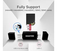 Senior-[] Carte Mémoire Microsdxc 512 Go Avec Usb Type C Lecteur De Carte, Gaming Plus Série, Vitesse Jusqu'À 100 Mo/S, Pour Switch, Steamdeck, 4K Video A1 V30 U3[L70]