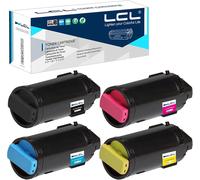 Senior-Cartouche De Toner Compatible 5000 Pages+3*2400 Pages Versalink C500 C500V C505 C505S C505X C505V 106R03852 106R03862 106R03859 106R03860 106R03861 (4-Pack Kcmy) Remplacement Pour Xerox Ve[L176