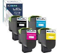 Senior-Cartouche De Toner Compatible 71B0010 71B0020 71B0030 71B0040 71B20K0 71B20C0 71B20M0 71B20Y0 Cs317Dn Cx317Dn Cs417Dn Cx417De Cs517De Cx517De (K C M Y) Remplacement Pour Lexmark Cs317 Cs41[L178