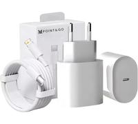 Senior-Chargeur Iphone Charge Rapide Avec Câble Usb-C Vers Lightning Pr Rapide Pd, Adaptateur Secteur Mural + Câble 1 M Compatible Avec Iphone 14, 13, 12, 11, Xr, Xs, Se, Pro, Pro , Ipad E[L414]