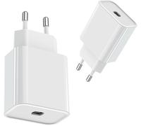 Senior-Chargeur Usb C,2 Pack Pr 25w Secteur Rapide Boitier Usb C Pour Iphone 16/16 Pro/16 Pro /16 Plus/15/15 Pro /15 Plus/14/13/12/11,Ipad Pro,Usbc Pr Secteur Mural Type C Alimentation Adapt[L335]