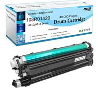 Senior-Compatible 6510 6515 Cartouche De Tambou Noir 108R01420 Pour Xerox Workcentre 6515Dn 6515Dni 6515Dnm 6515N Phaser 6510 6510Dn 6510Dni 6510Dnm 6510N Imprimantes 48000 Pages Tambour (Noir)[L1037]