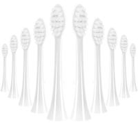 Senior-Compatible Avec My/Variations La À Dents Électrique Têtes De S De Remplacement, Pour My/Variations La À Dents Électrique Avec Housse De Protection, Lot De 10 (Blanc)[L106]