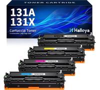 Senior-Compatible Cartouche De Toner Remplacement Pour 131X 131A 210X 211A 213A 212A Pour Laserjet Pro 200 Color M251N M251Nw Mfp M276N M276Nw (Noir Cyan Magenta Jaune, 4-Pack)[L364]