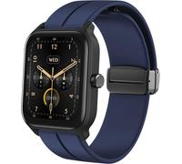 Senior-Compatible Iowodo W13 Smartwatch,Sport Silicone Replacment Bracelet Avec Magnetic Folding Buckle Compatible Iowodo W13 1,85 Pouces Smartwatch[L245]