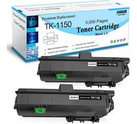 Senior-Compatible Tk1150 Tk-1150 Toner Cartouche 1T02Rt0Nl0 Pour Kyocera Ecosys M2135Dn M2635Dn M2635Dw M2735Dw P2235Dn P2235Dw Imprimante 3000 Pages (2 Noir)[L1701]