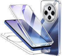 Senior-Coque Xiaomi 14C, 14C Coque Transparent Silicone Tpu Case Intégral 360 Degres Full Body Protection Coque Etui Pour Xiaomi 14C[L574]