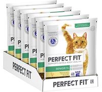 Senior Croquettes pour Chats âgés à partir de 11 Ans - Poulet - 750 g (6 sachets)