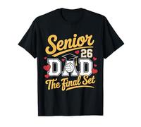Senior Dad Class of 2026 Volleyball The Final Set T-Shirt
