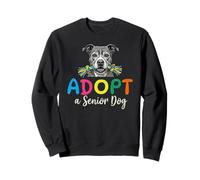 Senior Dog Adoption. Adopt a Senior Dog. Cute Rescue Sweatshirt