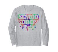 Senior Drip 12th Grade Graduating Seniors Graduation Manche Longue