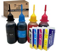 Senior-Encre Rechargeable 18Xl Et Remplacement D'Encre De Bouteille 4X50Ml Pour 18Xl, Travaillez Avec Xp-415 Xp-215 Xp-225 Xp-225 Xp-322 Xp-325 Xp-325 Xp-413 Xp-413 Xp-415 Xp422 Xp420 Xp-425 Impr[L617