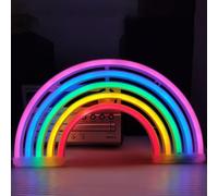 Senior-Enseigne Au Néon Rainbow Veilleuse Led Lampe Nuit Applique Led Néon Lumières Enseignes Lumineuses,Alimentation Par Batterie Ou Usb,Décoration Murale,Cadeaux De Noël,Home Party[L945]