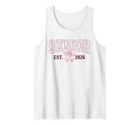 Senior Est 2026 Class of 26 Coquette Now Toile Preppy Floral Débardeur