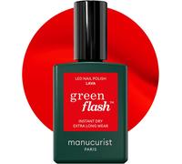 Senior-Gel À Ongles Led Lava - Rouge Orangé - Vegan, 9-Free, Vernis Gel Uv Semi-Permanent - Made In France - 15 Ml[L1027]