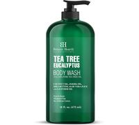 Senior-Gel Douche Eucalyptus & Tea Tree ¿ 473,2 Ml ¿ Aide À Apa R La Peau, Rafraîchissant Et Tonifiant, Gel Douche Nettoyant Pour Homme Et Femme ¿ Sans Sulfate, Sans Paraben[L13]