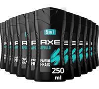 Senior-- Gel Douche Homme 5en1 Apollo - 24h Hydratant - 87% D'ingrédients D'origine Naturelle - Parfum Sauge & Bois De Cèdre (Lot De 12x 250ml)[L51]