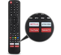Senior-H Nse Replacement Remote Control Compatible With Many Models Such As En2X30H/ En2D27/ Erf6A64/En-33926A For Smart Led Qled Uhd Tv Netflix, Prime Video, Youtube, Rakuten Tv With Keys[L1029]