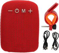 Senior-Haut-Parleur Bluetooth Pour Vélo, Mini Haut-Parleur Extérieur Portable Étanche, Prend En La Connexion Série, Haut-Parleur De Vélo Sans Fil Pour Cyclisme, Équitation, (Rouge)[L1073]