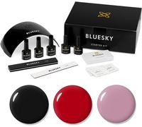 Senior-Kit De Démarrage Pour Vernis À Ongles Gel, Avec Lampe Led Uv 24 W, 3 Vernis À Ongles Gel De 10 Ml, Lingettes Nettoyantes, Couche De Finition Et De Base, Lime À Ongles Et Tampon[L795]
