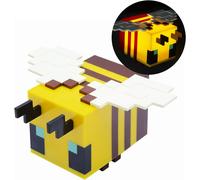 Senior-Lampe De Chevet Abeille Pixellisée, Adorable Veilleuse Abeille Avec Câble De Recharge, 500 Mah 19.3 X 16.5 X 10.3 Cm[L334]