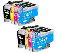 Senior-Lc427 Lc 427 Lot De 8 Cartouches D'Encre Pour Imprimante Brother Hl-J6010Dw Mfc-J5955Dw Mfc-J6955Dw Mfc-J6957Dw Mfc-J6959Dw (8 Packs, 2 Noirs, 2 Cyan, 2 Magenta, 2 Jaunes)[L1155]