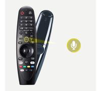 Senior-Lg Magic Mr20Ga Remote Control With Pointer And Voice Control For Lg Tv, Compatible With Many Models Of Lg, Netflix And Prime Video Hot Keys, Google/Alexa Smart Tvs, Black[L921]