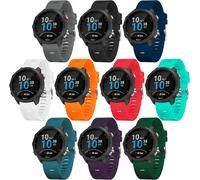 Senior-Lot De 10 Bracelets En Silicone Souple Pour Forerunner 245/645, 20 Mm Pour Garmin 245/645 Music/Venu/Vivoactive 3, Silicone[L166]