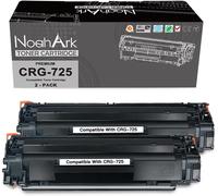 Senior-Lot De 2 Cartouches De Toner Compatibles Avec Canon Crg 725 Crg-725 Pour Canon Lbp-6000 Lbp-6000B Lbp-6020 Lbp-6020B Lbp-6030 Lbp-6030B Lbp-6030 Lbp-6030W Mf3010 (2 Noires)[L954]