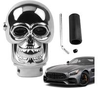 Senior-Manual Shift Knobs, Led Skull Shift Knob, Decorative Shift Knob, Light Up Gear Knob, Skull Design Shift, Car Interior Decors, Stylish Shift Knob, Travel Shift Accessories For Autos[L951]