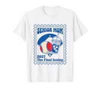 Senior Mom 2027 : La dernière Manche de Baseball : Remise des diplômes T-Shirt