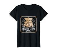Senior Mom Class of 2026 Lecteur de Livres Bibliothèque Nerd T-Shirt