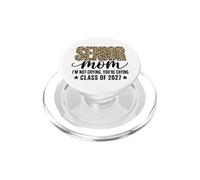 Senior Mom Class of 2027 Je ne pleure Pas Leopard PopSockets PopGrip pour MagSafe