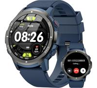 Senior-Montre Connectée Homme, 1.43"" Montre Tactile Connecté, Étanche 5Atm Smartwatch Avec Tensiomètre Cardiofréquencemètre Podomètre Trackers D'Activité, 110+ Modes Sportifs Montre Sport Homme[L27]