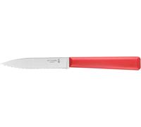 Senior-- N°313 Couteau Cranté De Cuisine Les Essentiels - Lame Dentée Acier Inoxydable - Manche Polymère Robuste - Passe Au Lave-Vaisselle - Léger - Rouge[L192]