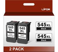 Senior-Pg-545Xl Remplacement Pour Canon Pg 545 Noir Cartouche D'Encre Pour Pixma Ts3355 Ts3350 Ts3150 Mg3050 Mg2550S Mg2950 Tr4550 Tr4551 Tr4650 Mx495 (2 Noirs)[L1337]