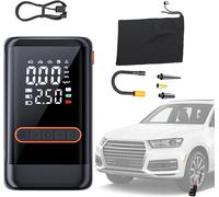 Senior-Portable Tire Inflator, Electric Air Compressor, Auto Air Pump With Pressure Gauge, Fast Inflation Device, Heavy-Duty For Motorcycle, Bike, Truck, And Car Accessories[L69]