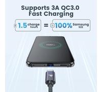 Senior-Rampow - Câble De Charge Usb C - Usb 3.0 Et Qc3.0 - Câble De Données Usb Type C 3.1 A - Câble De Charge Rapide Compatible Avec Samsung Galaxy S21/S10/S9/S8/A51/Ipad Pro 2021/Google/[L1319]