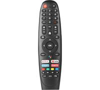 Senior-Remote Control Compatible With Smart Tech Tv 24Ha20T3 32Ha10T3 32Ha10V3 32Ha20V3 32Hv10V1 43Ua10V3 Controller Replacement With Netflix Youtube Primevideo Googleplay Buttons (No Voice Funct[L136