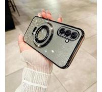 Senior-Samsung S24fe Étui De Luxe Avec Support Étui À Paillettes Pour Samsung Galaxy Note 20 Ultra 10 S24 S23 S22 S21 S10 S9 Plus Support De Boîtier,S9,Black[L416]