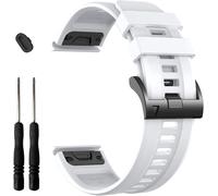 Senior-Silicone Bracelets Pour Garmin Fenix 7X Pro Fenix 6X Pro Fenix 5X Plus Fenix 3 Hr, 26Mm Quick-Fit Sport Interchangeable Bracelet Pour Tactix 7 Pro Enduro 2 Descent Mk2I Tactix D A[L647]