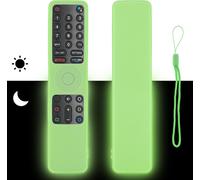 Senior-Silicone Remote Control Case Compatible With Xmrm-010 Tv Remote Control Shockproof Protective Cover With Cord (Fluorescent Green)[L1331]