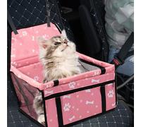 Senior-Small Dog Car Seat, Portable Foldable Puppy Booster Seat, Secure Travel Design, Lightweight Pet Car Seat For Road Trips, Long Drives, Vet Visits, Park Rides, Daily Commute, Backseat Safety[L259