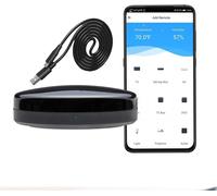 Senior-Smart Infrared Controller, Universal Wifi Remote Control With Temperature And Humidity Monitor, Infrared Blaster With Type-C Port For Tv, Dvd, Stb Compatible With Alexa, Google Home[L1182]