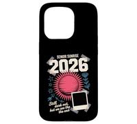 Senior Sunrise 2026 Citation Amusante de Remise de diplôme 2026 Coque pour iPhone 15 Pro