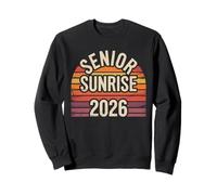 Senior Sunrise 2026 Class Retro Vintage Graduation School Sweatshirt