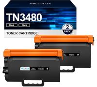 Senior-Tn3480 Cartouche De Toner Compatible Pour Brother Tn-3480 Tn3480 Tn-3430 Tn3430 Tn 3480 Tn 3430 Hl-L5100Dn Mfc-L5750Dw Hl-L5200Dw Mfc-L5700Dw Hl-L6400Dw Hl-L5000D Hl-L5200Dwt (2 Noir)[L852]